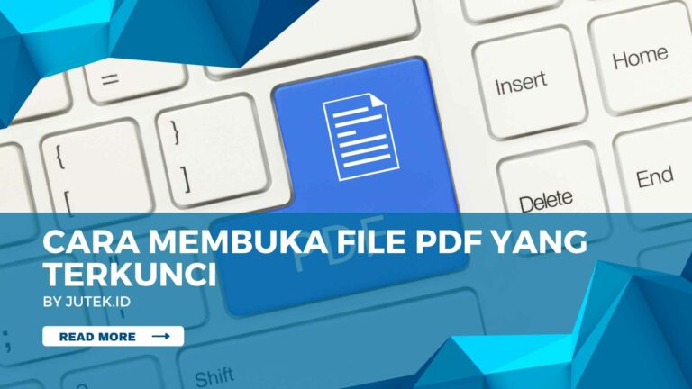 cara membuka file PDF yang terkunci