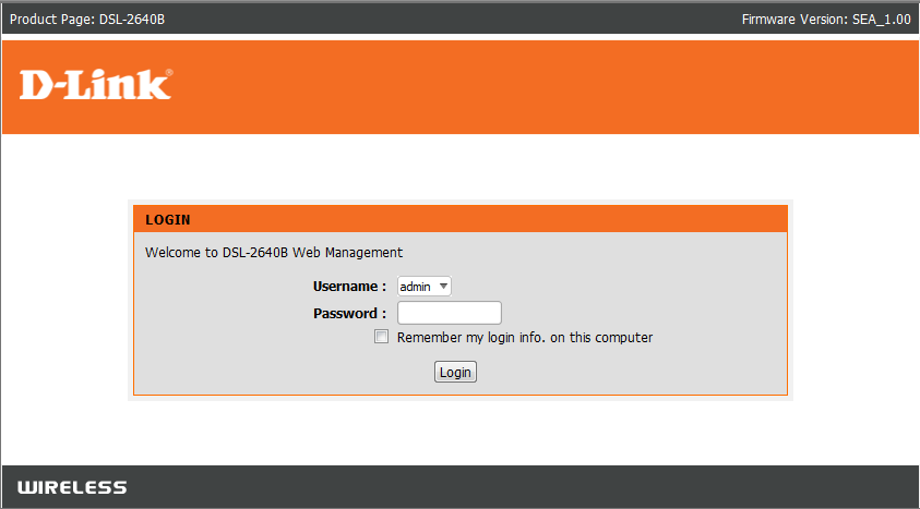 Alamat IP, Username, dan Password Bawaan WiFi First Media