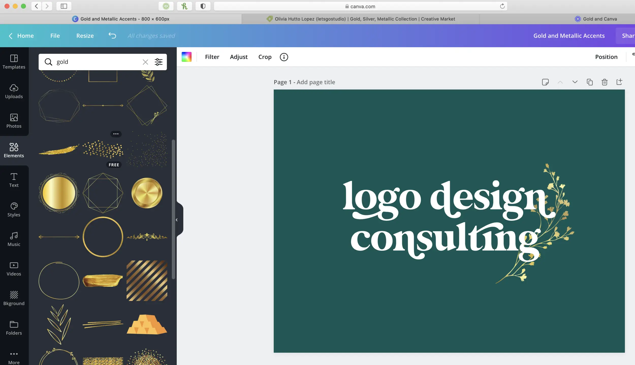 Ini Daftar Kode Warna Emas di Canva