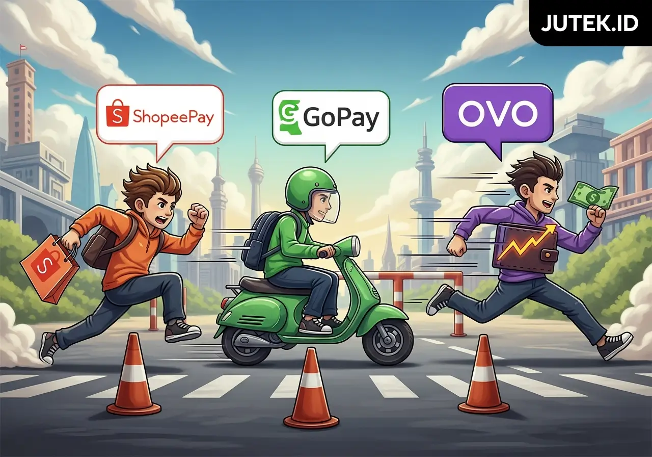 Perbandingan Biaya Admin ShopeePay vs GoPay vs OVO