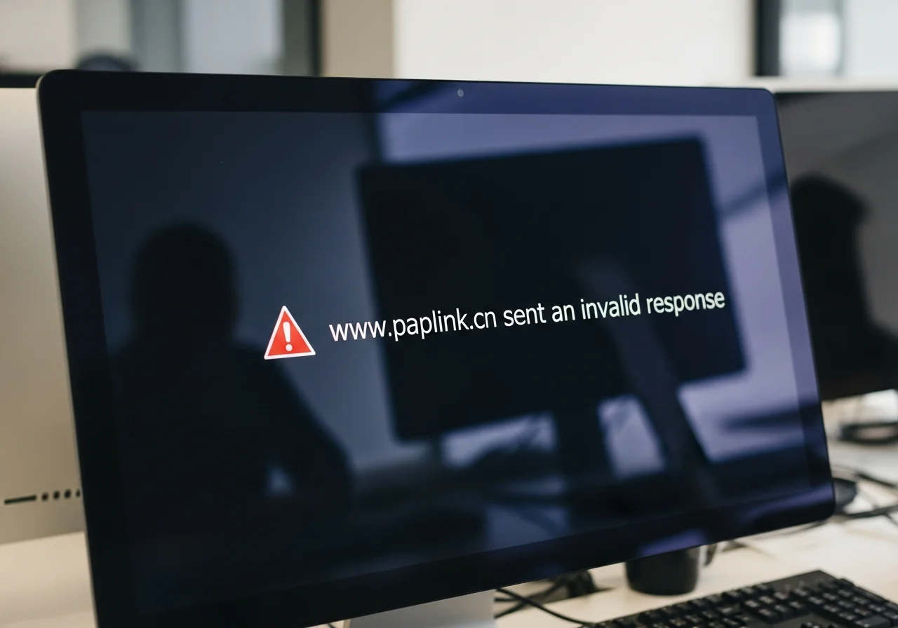 Cara Mengatasi www paplink cn Sent an Invalid Response