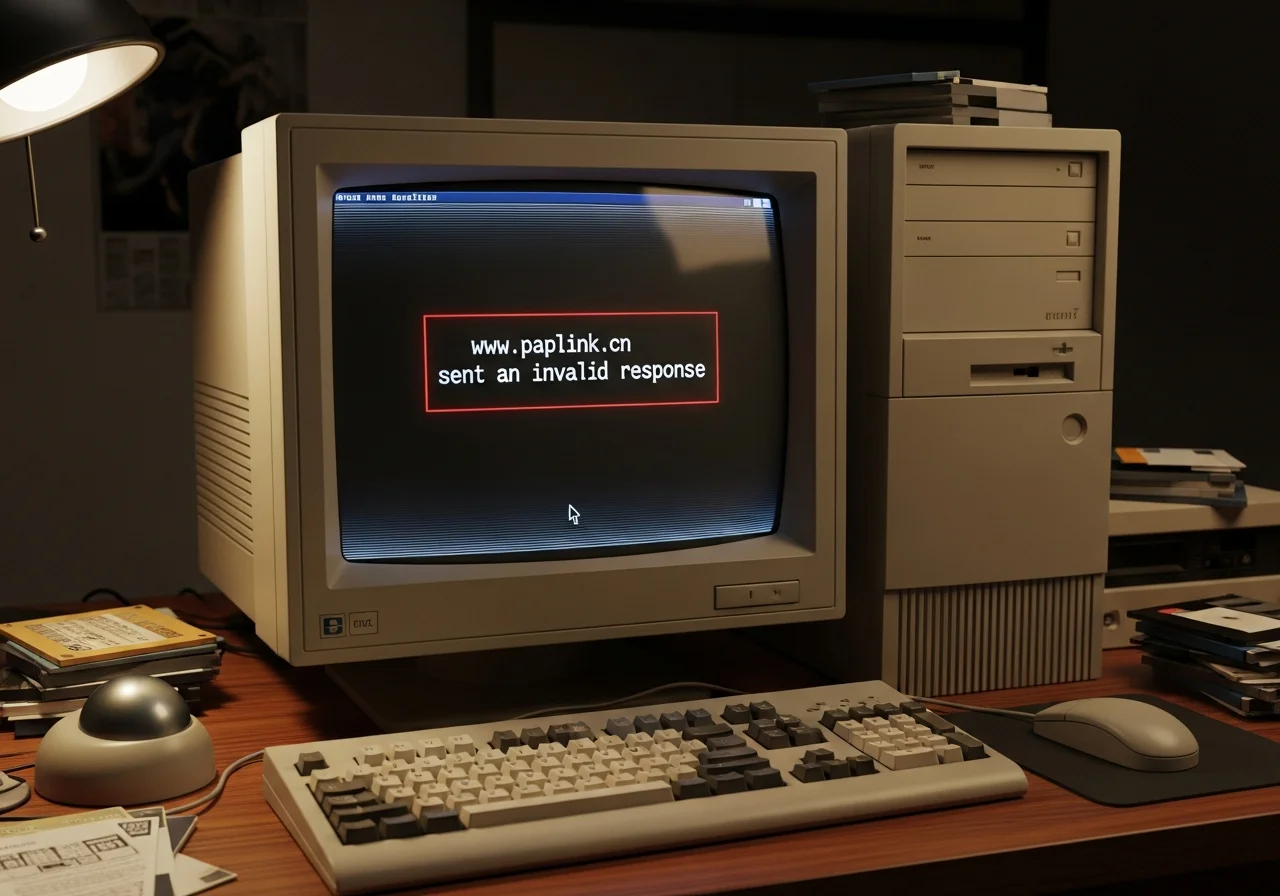 Cara Mengatasi www paplink cn Sent an Invalid Response dengan Mudah